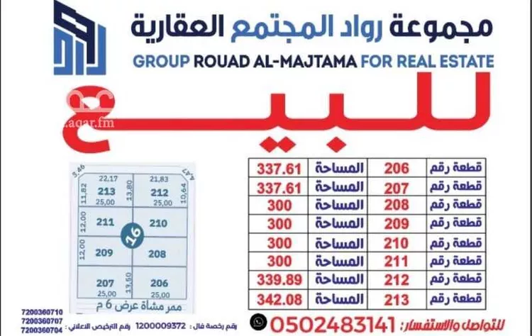 أرض للبيع في شارع ابي الحسن علي , حي الرمال, مدينة الرياض, منطقة الرياض صورة 3