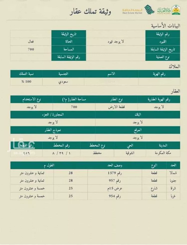 أرض للبيع في شارع شارع عامر بن مخلد البخاري, حي الشوقية, مدينة مكة المكرمة, منطقة مكة المكرمة صورة 2