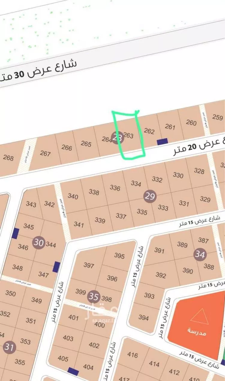 أرض للبيع في شارع عبد اللطيف البغدادي, حي غرناطة, مدينة خميس مشيط, منطقة عسير صورة 3