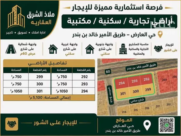 Land for Rent in Riyadh Al Arid
