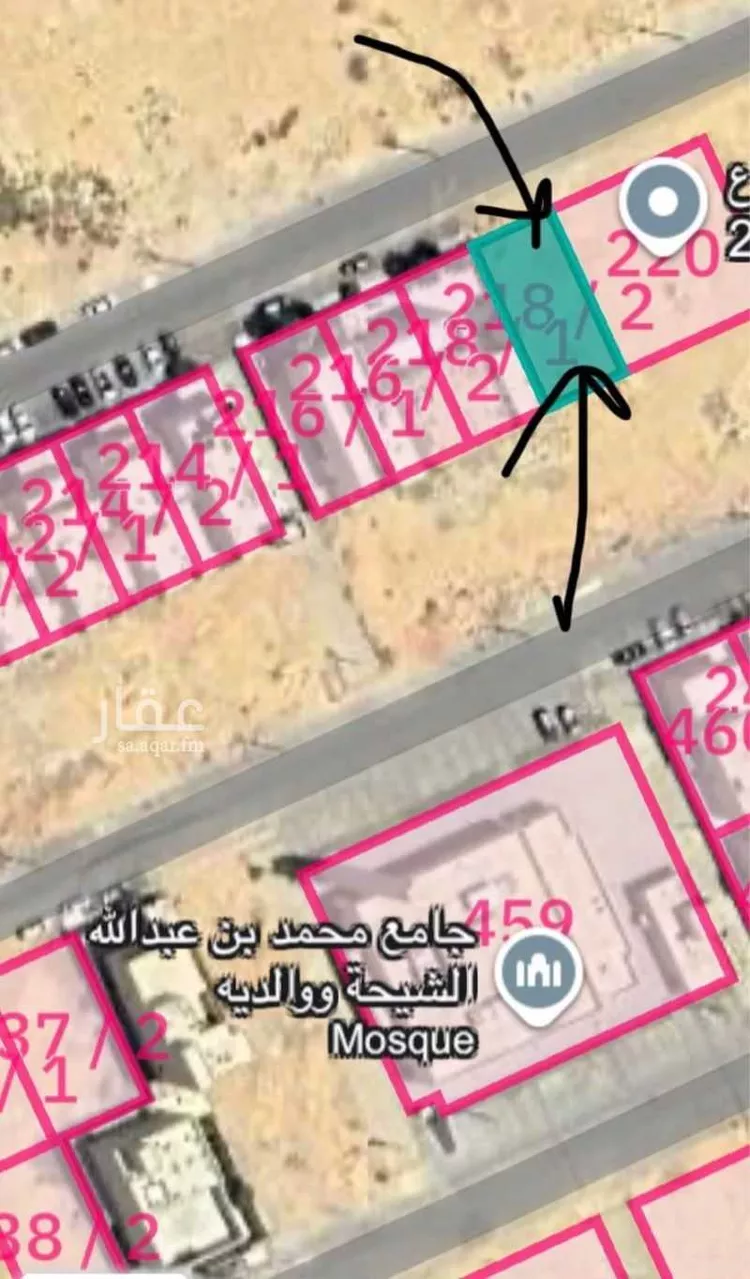 أرض للبيع في شارع الخليل بن أحمد الفراهيدي, حي القيروان, مدينة الرياض, منطقة الرياض صورة 2