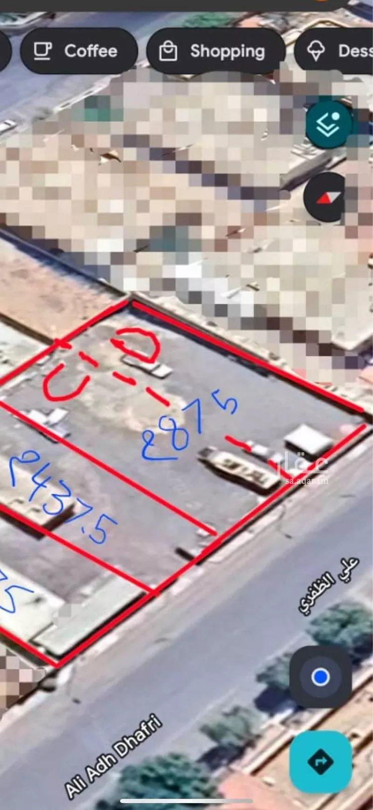 أرض للبيع في شارع علي الظفري, حي المحمدية, مدينة الرياض, منطقة الرياض صورة 2