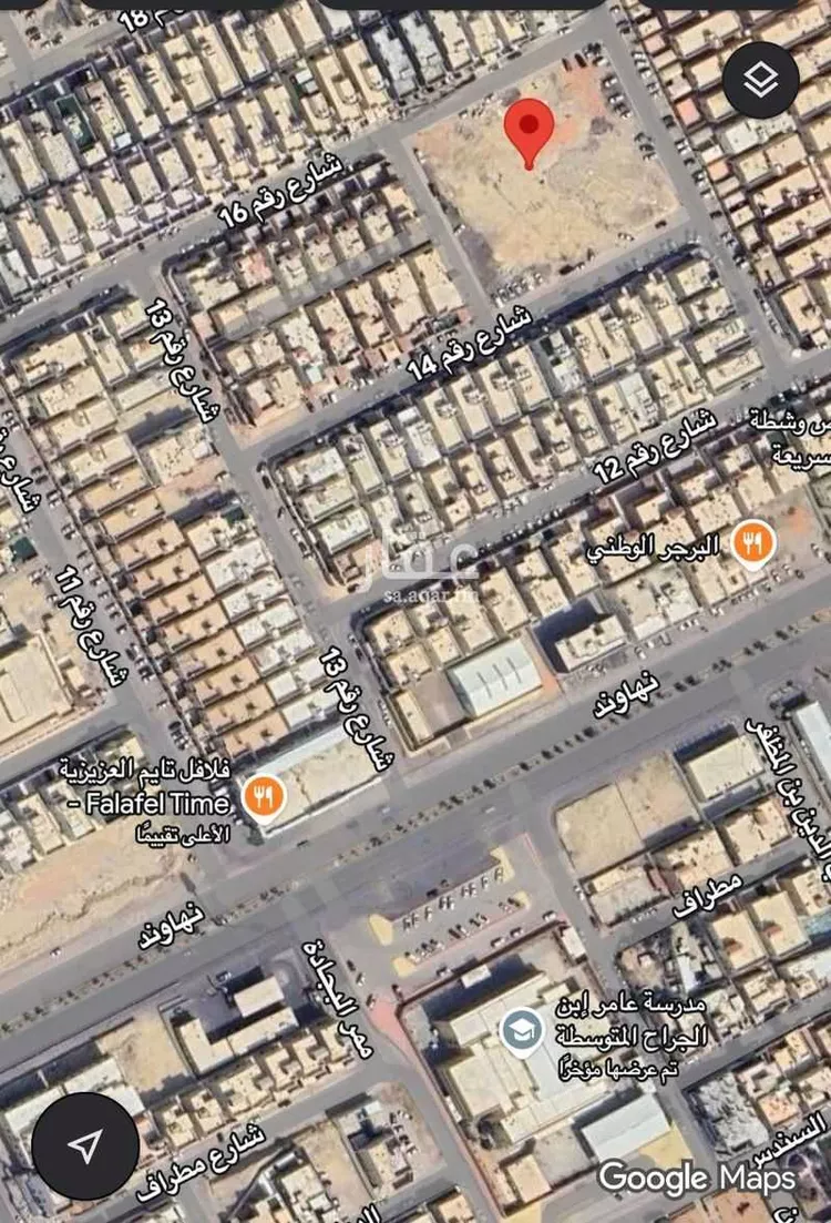 أرض للبيع في شارع ممر121, حي العزيزية, مدينة الرياض, منطقة الرياض صورة 2