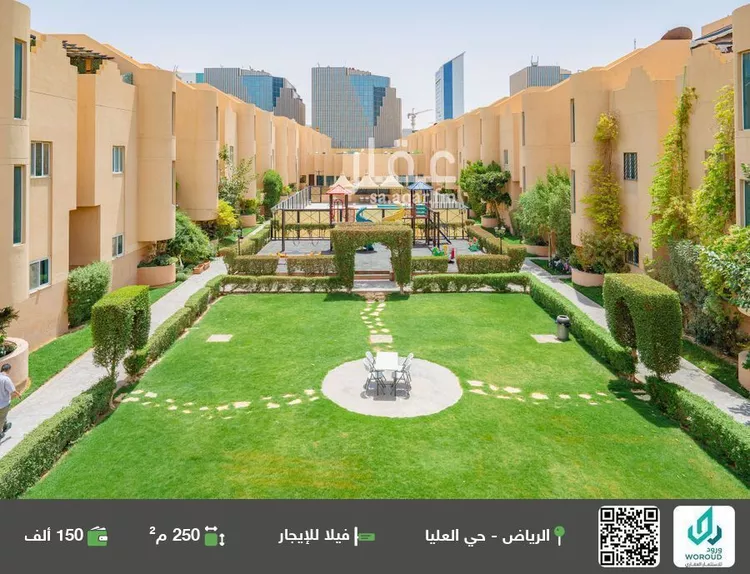 فيلا للإيجار في شارع شعبة بن الحجاج, حي العليا, مدينة الرياض, منطقة الرياض