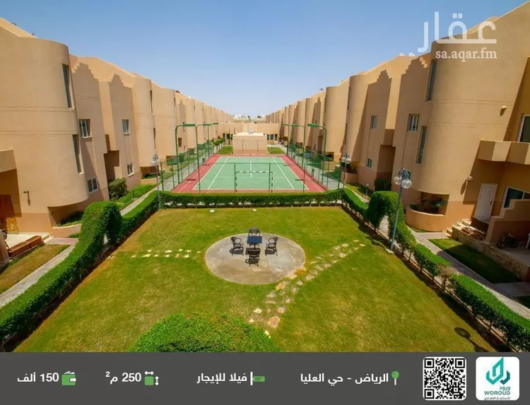 فيلا للإيجار في شارع شعبة بن الحجاج, حي العليا, مدينة الرياض, منطقة الرياض