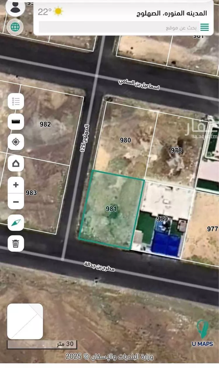 أرض للبيع في شارع مطرح بن جداله, حي الصهلوج, مدينة المدينة المنورة, منطقة المدينة المنورة صورة 4