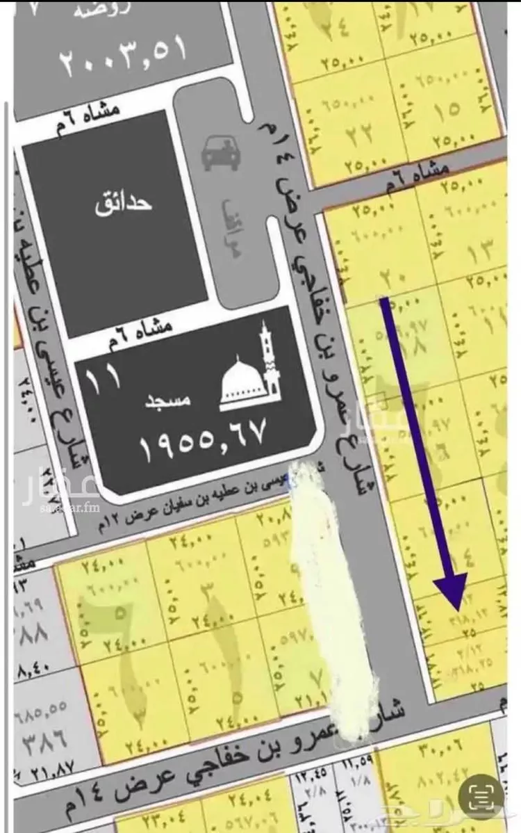 أرض للبيع في شارع عمرو ابن الخفاجي العامري, حي طيبة, مدينة المدينه المنوره, منطقة المدينة المنورة
