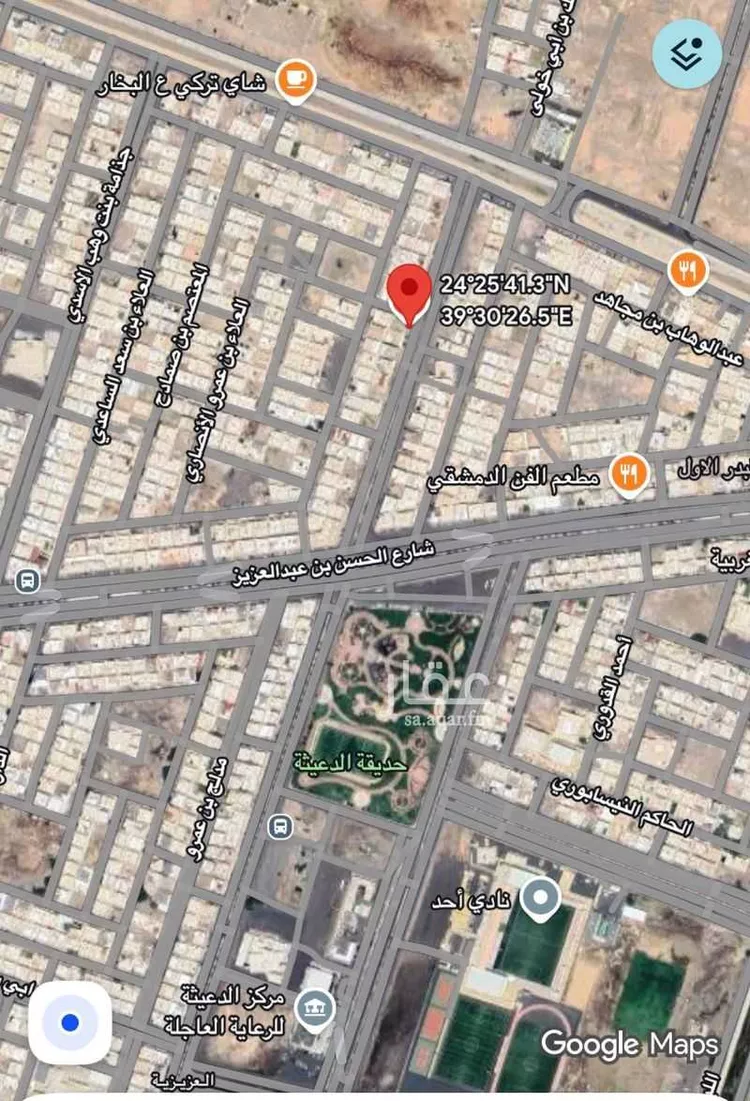 أرض للبيع في شارع فاطمة بنت عبدالرحمن, حي العزيزية, مدينة المدينة المنورة, منطقة المدينة المنورة صورة 4