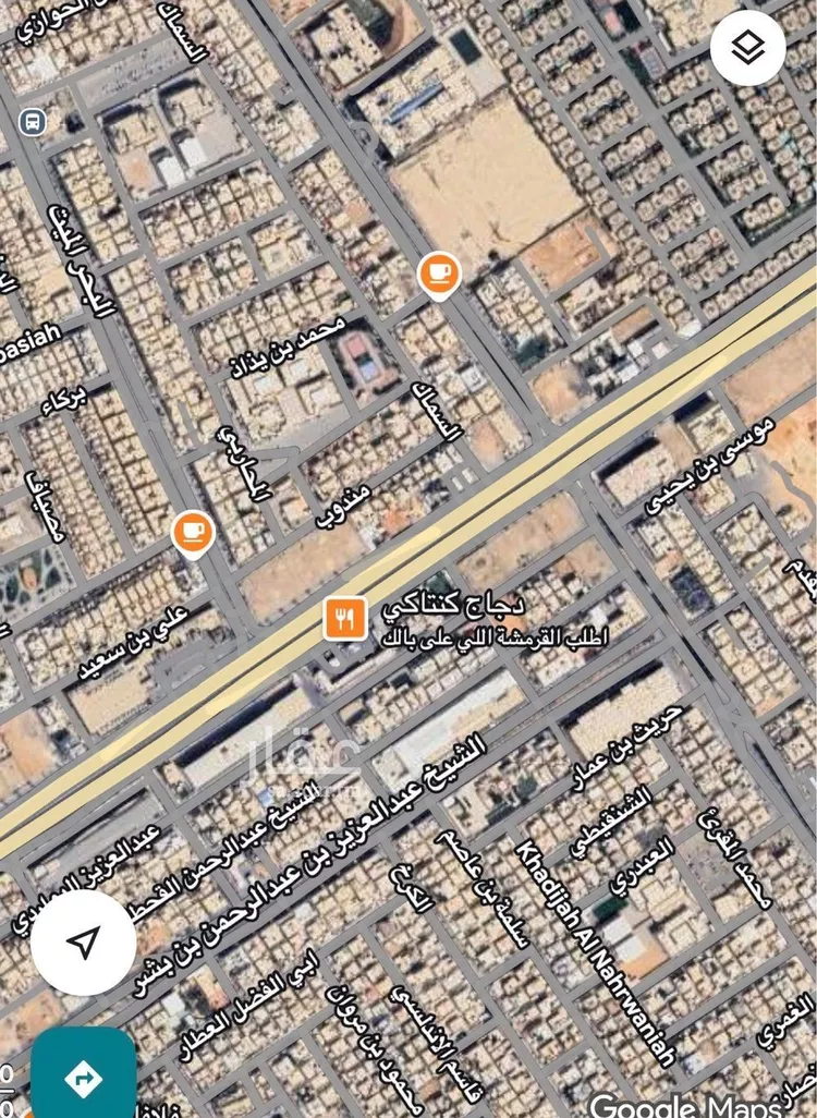 أرض للبيع في شارع الملك عبدالله ابن عبدالعزيز سعود, حي إشبيلية, مدينة الرياض, منطقة الرياض صورة 2