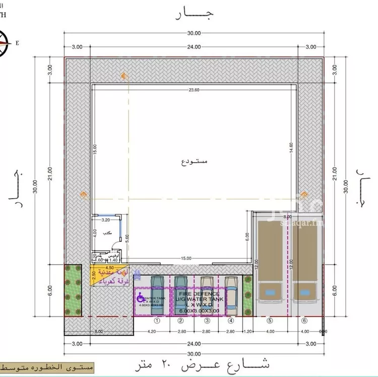 مستودع للإيجار في شارع الحردة, حي المشاعل, مدينة الرياض, منطقة الرياض صورة 2