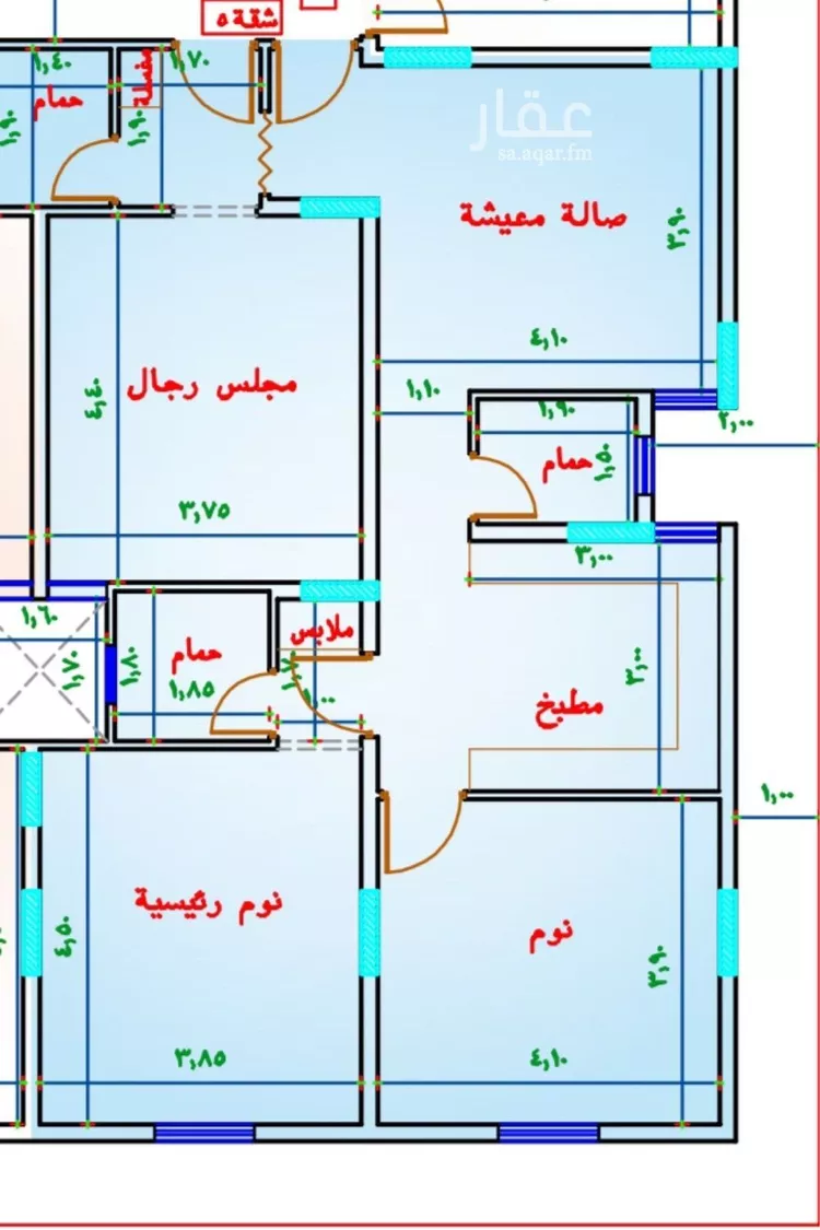 شقة للبيع في شارع زيد القرشي , حي بطحاء قريش, مدينة مكه المكرمه, منطقة مكة المكرمة صورة 3