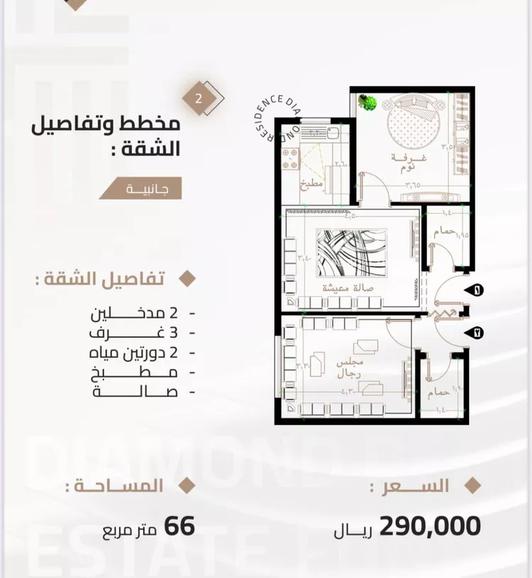شقة للبيع في شارع 1111, حي بطحاء قريش, مدينة مكه المكرمه, منطقة مكة المكرمة صورة 3