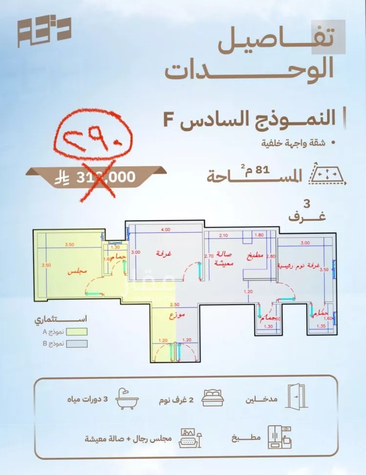 شقة للبيع في شارع علي بن عميره, حي بطحاء قريش, مدينة مكه المكرمه, منطقة مكة المكرمة صورة 3