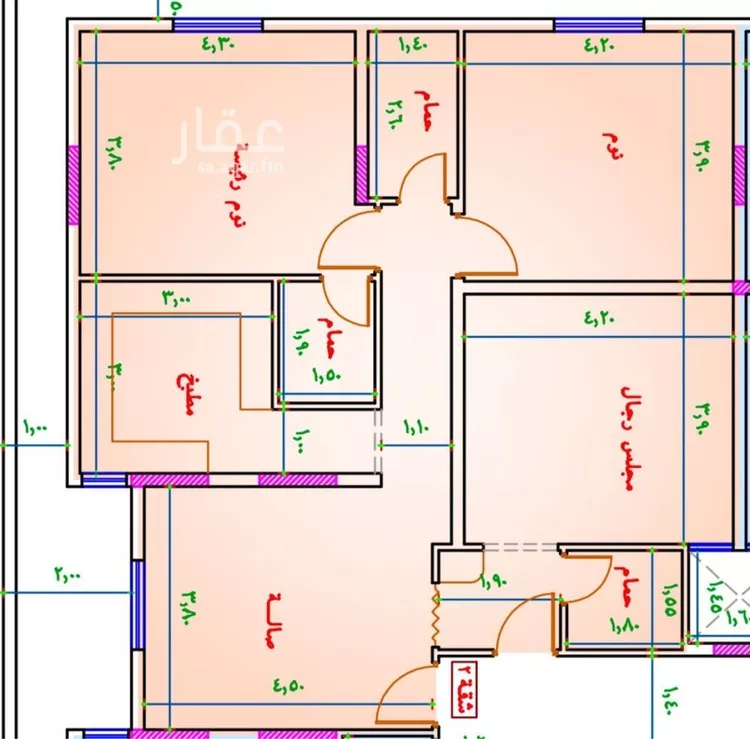 شقة للبيع في شارع شارع الريم, حي الجامعة, مدينة مكه المكرمه, منطقة مكة المكرمة صورة 5