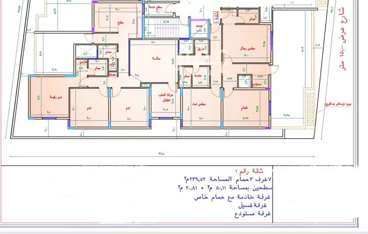 فيلا للبيع في شارع اللجائي, حي بطحاء قريش, مدينة مكه المكرمه, منطقة مكة المكرمة