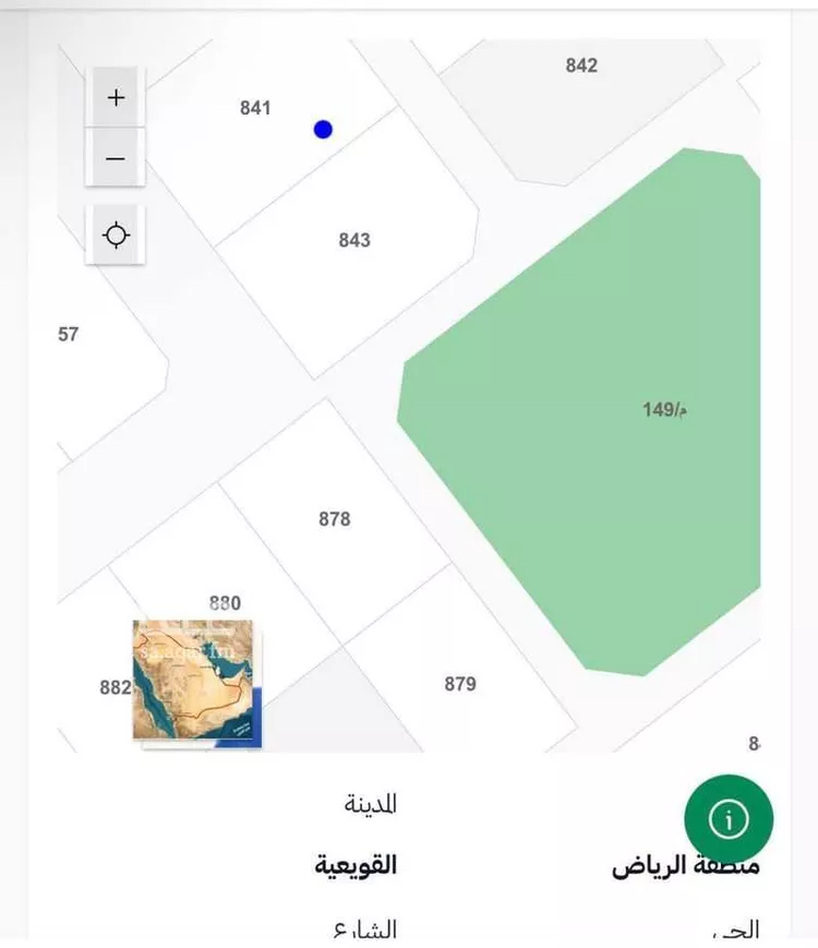 أرض للبيع في شارع 1051 مخطط رقم 57, حي 1051 مخطط رقم, مدينة القويعية, منطقة الرياض صورة 4