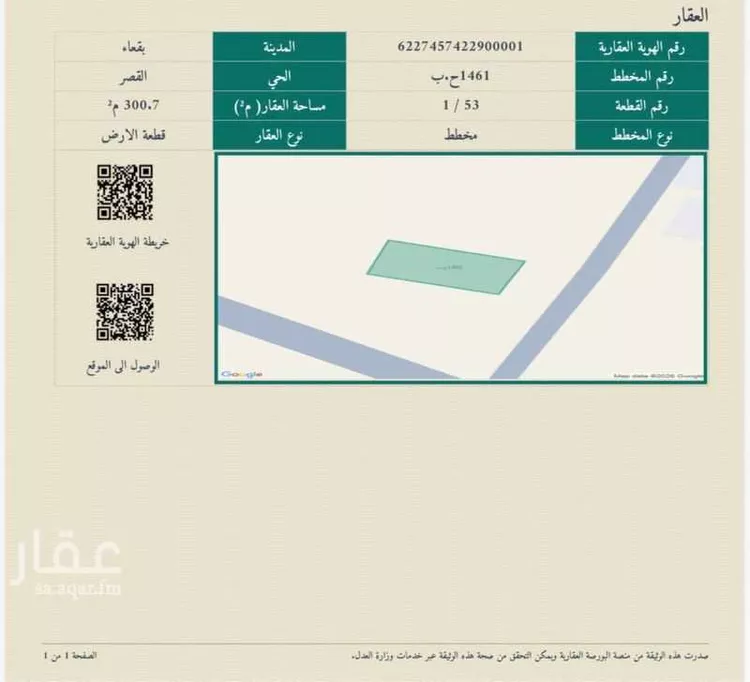 Land for Sale in Baqaa Al Suhaibi