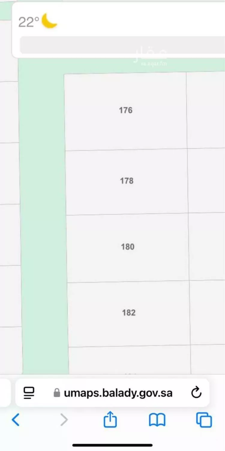 أرض للبيع في شارع غربي ١٥ م بطول ٢١ م, حي الضلفعه, مدينة الضلفعه, منطقة القصيم