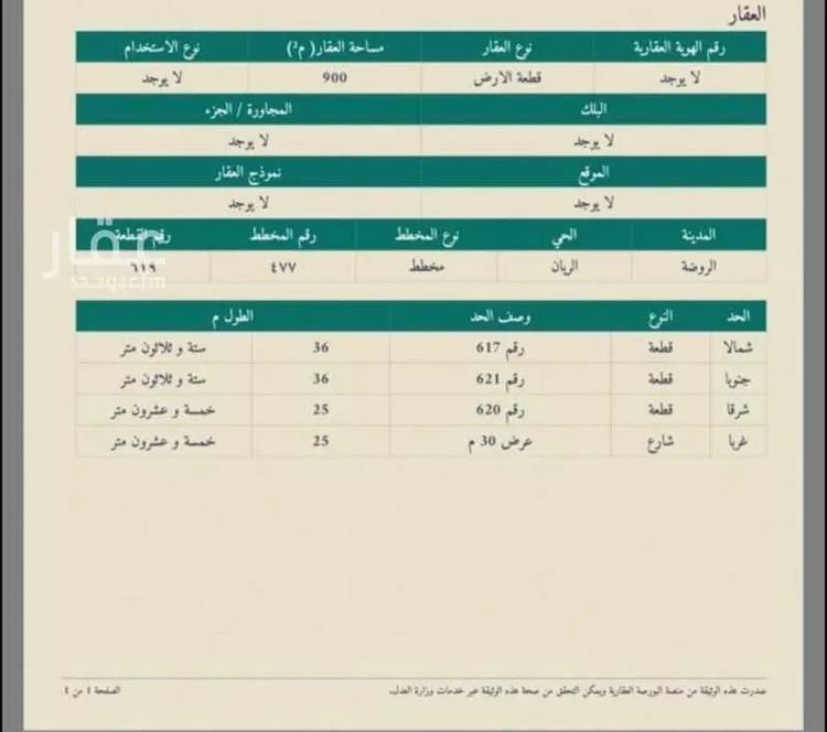 أرض للبيع في شارع الروضه 125, حي الروضة, مدينة الغزالة - الروضه, منطقة حائل صورة 2