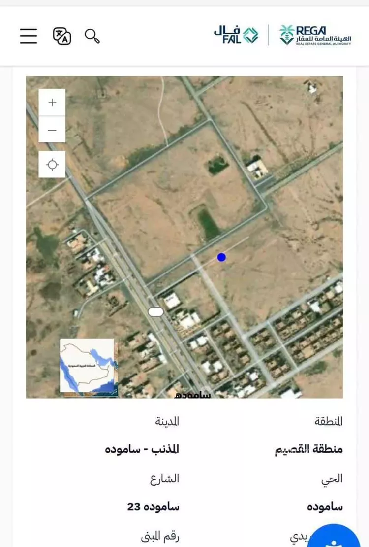 أرض للبيع في شارع ساموده 23, حي ساموده, مدينة المذنب - ساموده, منطقة القصيم صورة 3