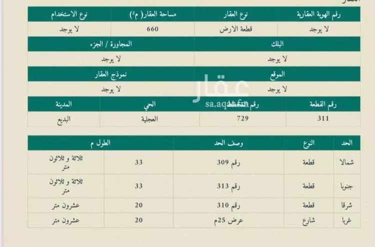 أرض للبيع في شارع ٢٥ متر, حي العجليه, مدينة العجليه, منطقة الرياض صورة 4