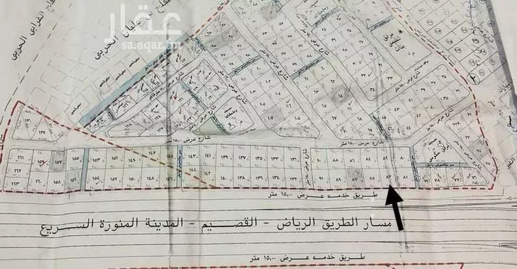 أرض للبيع في شارع السيح والحجازيه 183, حي السيح والحجازيه, مدينة السيح والحجازيه, منطقة القصيم صورة 2