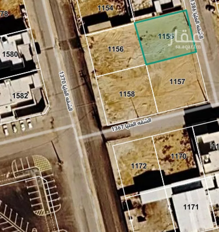 أرض للبيع في شارع الشقه العليا 1370, حي السليمانية, مدينة بريدة, منطقة القصيم