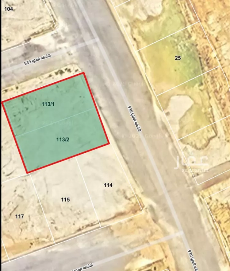 أرض للبيع في حي الواحة, مدينة بريده, منطقة القصيم صورة 2