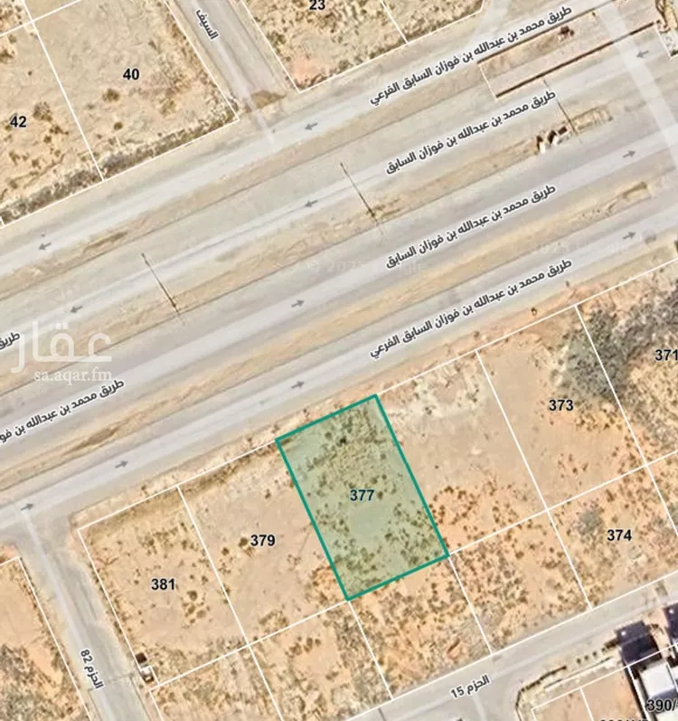 أرض للبيع في شارع محمد بن عبدالله بن فوزان السابق الفرعي, حي الحزم, مدينة بريدة, منطقة القصيم