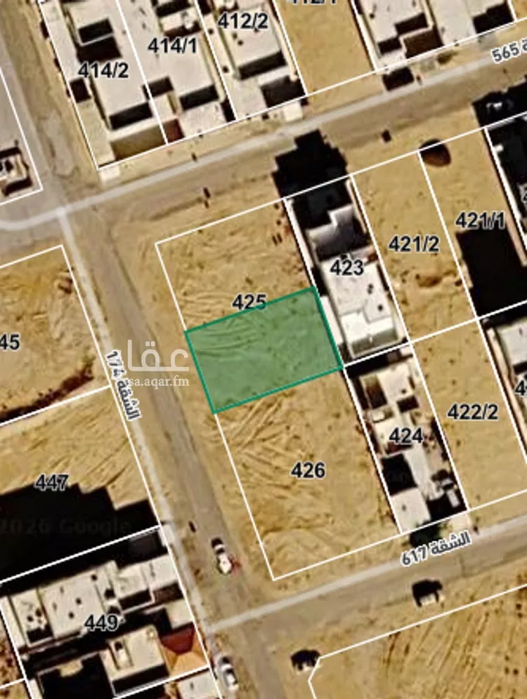 أرض للبيع في شارع الشقة 565, حي الشفق, مدينة بريدة, منطقة القصيم صورة 2