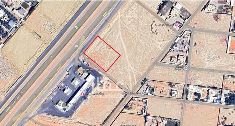 أرض للبيع في شارع الرياض السريع, حي الحزم, مدينة المزاحمية, منطقة الرياض صورة 2