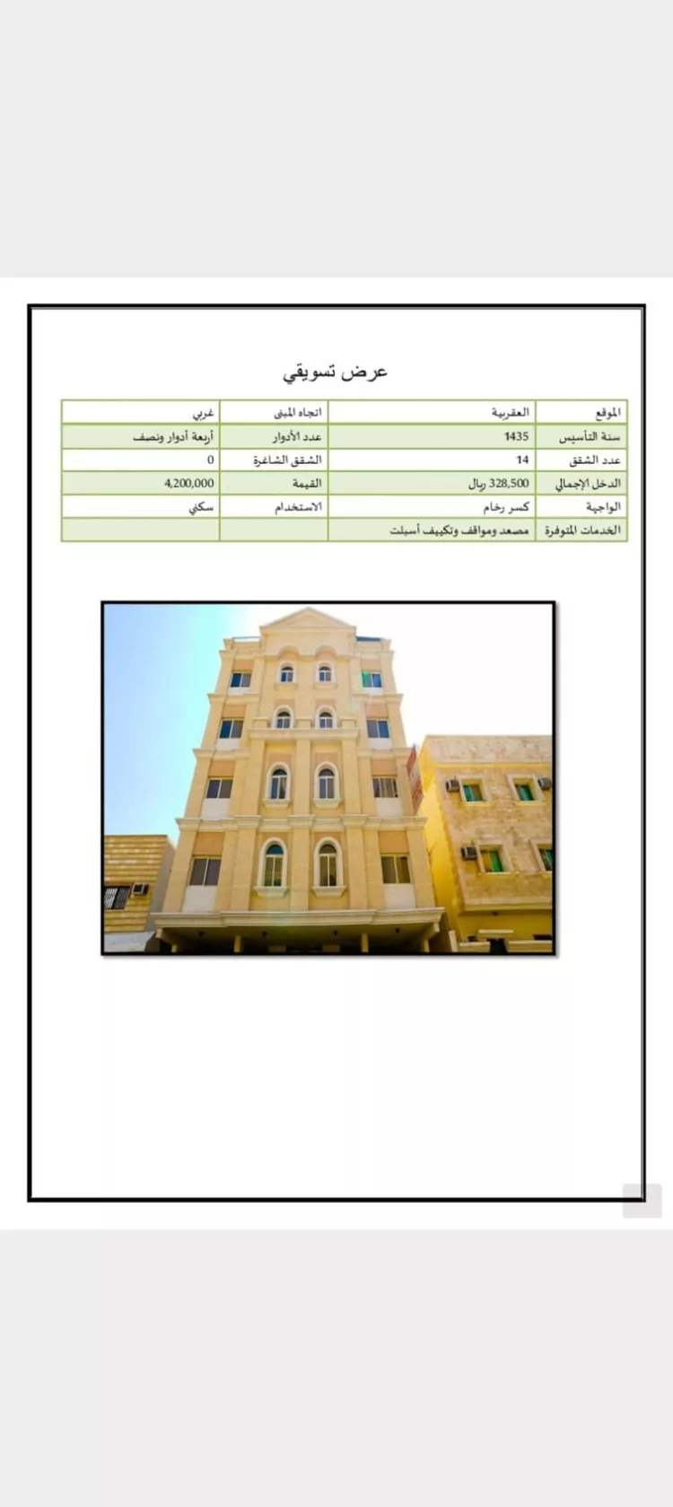 عمارة للبيع في شارع الاحرار, حي العقربية, مدينة الخبر, المنطقة الشرقية