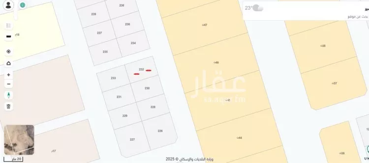 أرض للبيع في مدينة دحله بن سرور, منطقة عسير