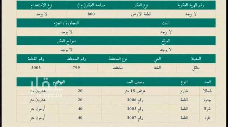 Land for Sale in Hail An Naqrah صورة 2