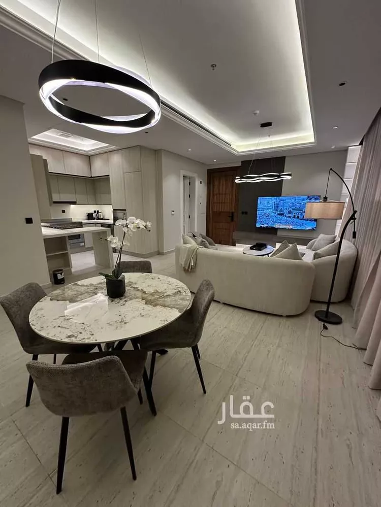 شقة مفروشة للحجز في شارع عبداللطيف بن عبدالملك آل الشيخ ، حي القيروان ، الرياض ، منطقة الرياض