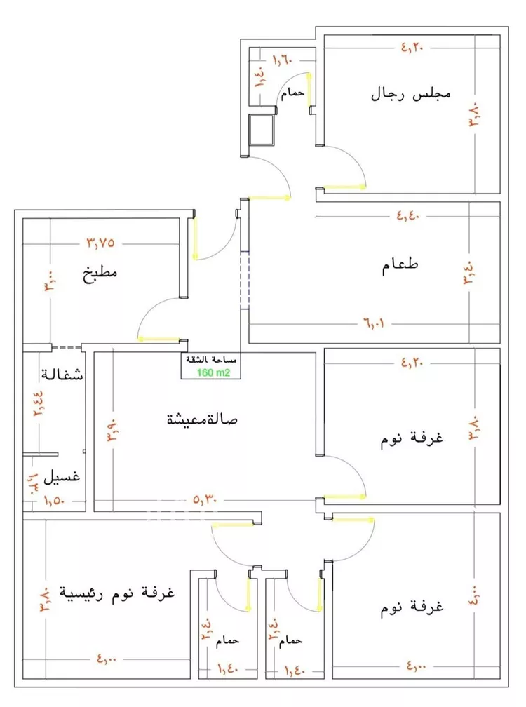 شقة للبيع في شارع الامير ماجد فرعي, حي النزهة, مدينة جدة, منطقة مكة المكرمة صورة 4