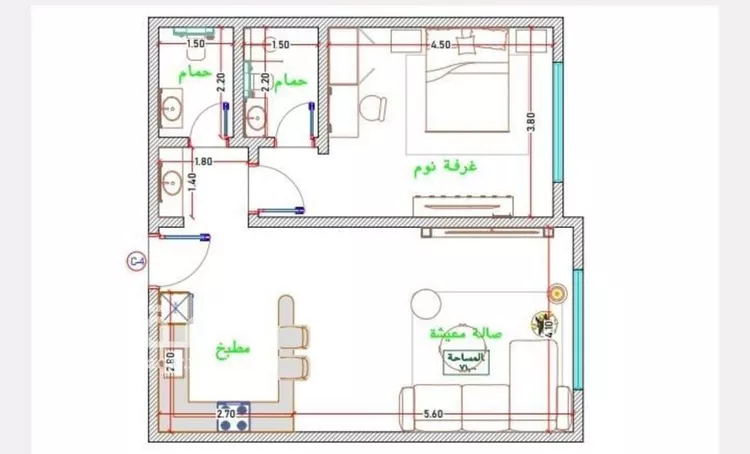 شقة للبيع في شارع طريق الملك عبدالله, حي الفيحاء, مدينة جدة, منطقة مكة المكرمة صورة 3