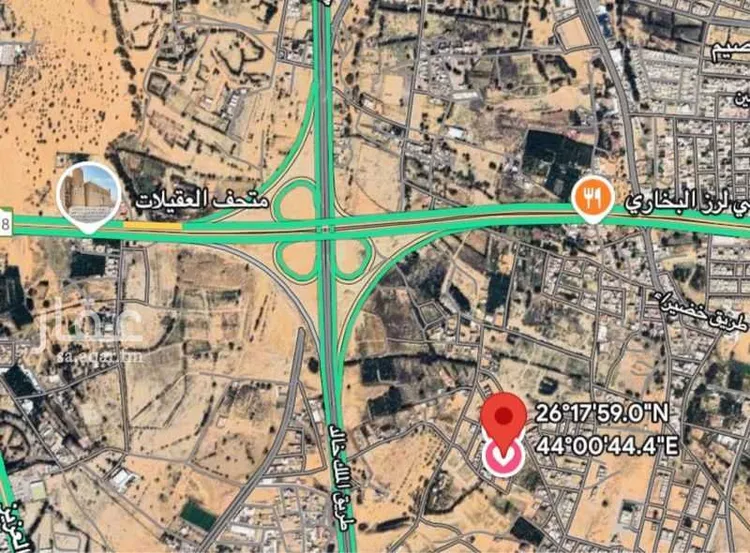 أرض للبيع في شارع خضيراء 198 ، حي المظلل ، بريدة ، بريدة