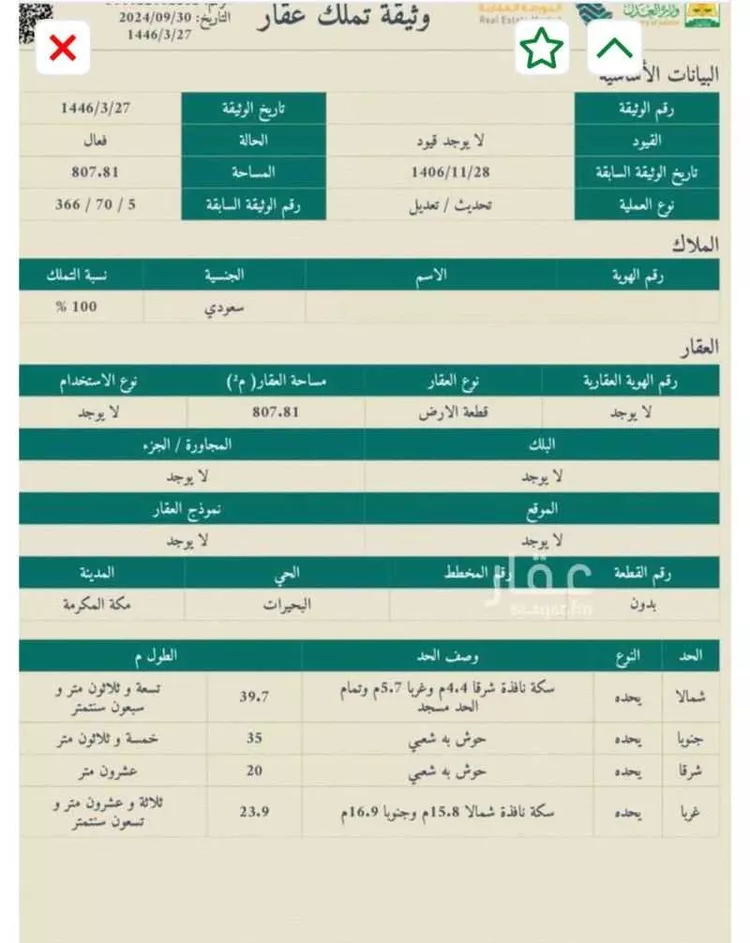 أرض للبيع في شارع 69 البحيرات 3, حي البحيرات, مدينة مكة المكرمة, منطقة مكة المكرمة