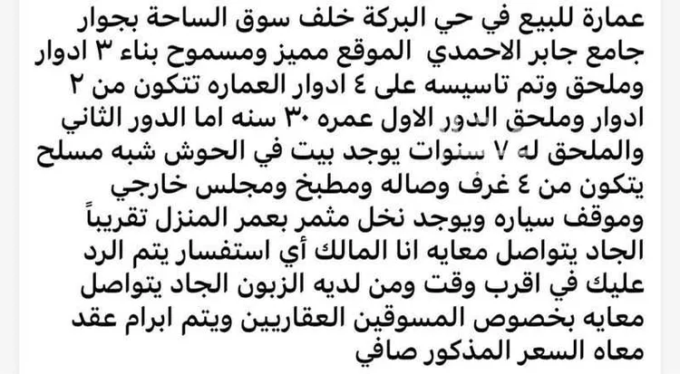 عمارة للبيع في شارع عبدالله بن الهاد ، حي البركة ، المدينة المنورة ، منطقة المدينة المنورة صورة 3