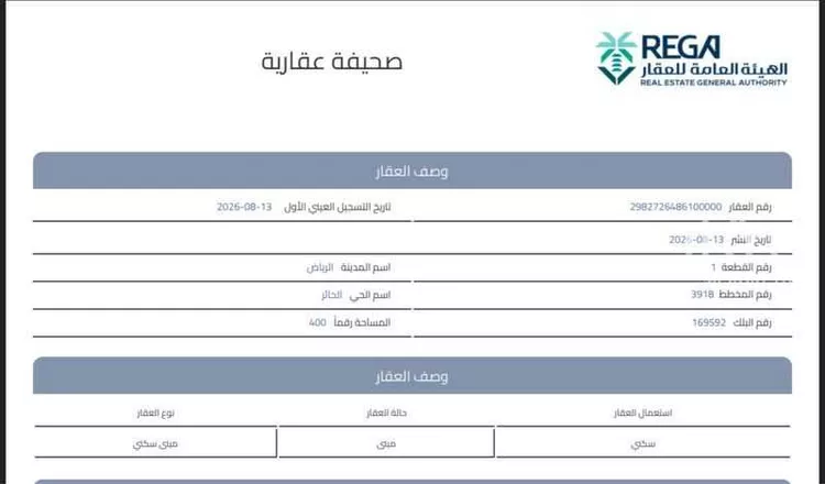 أرض للبيع في شارع المرواح, حي الحائر, مدينة الرياض, منطقة الرياض صورة 2