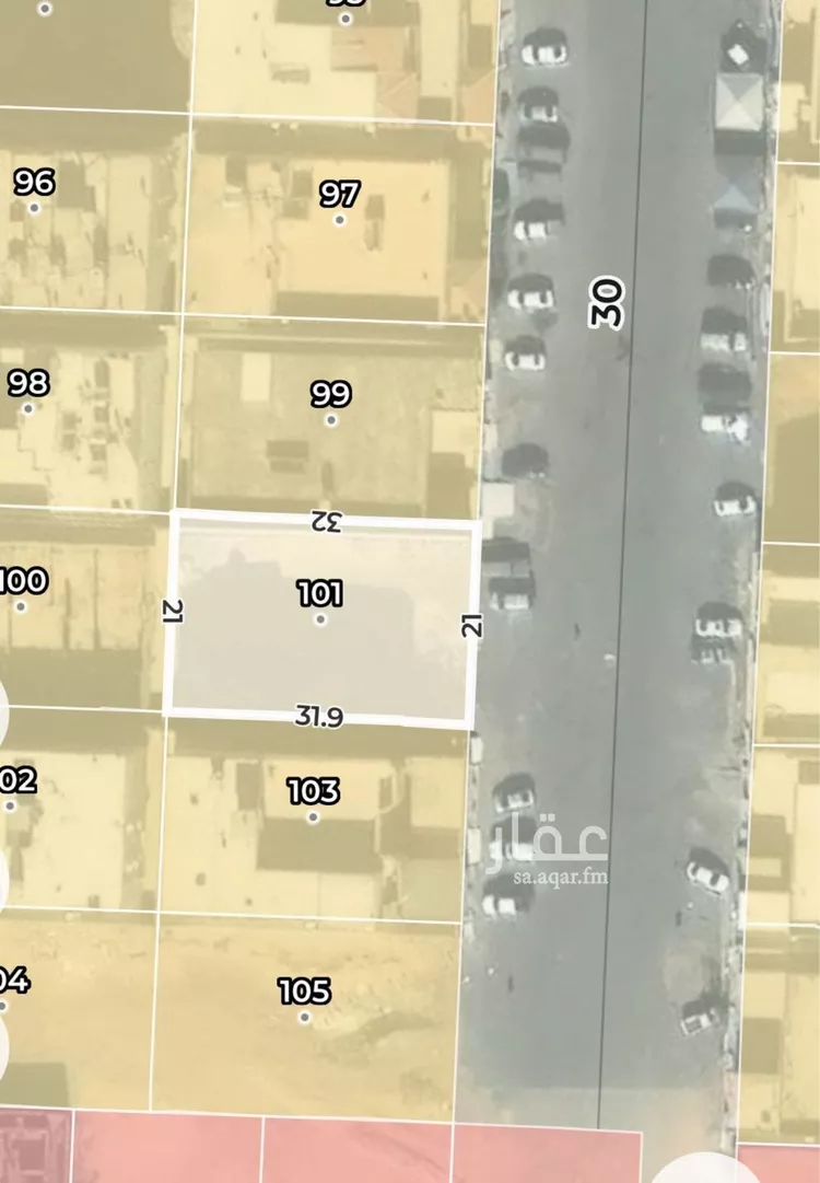 أرض للبيع في شارع محمد بن اسحاق المسيبي, حي اليرموك, مدينة تبوك, منطقة تبوك صورة 2
