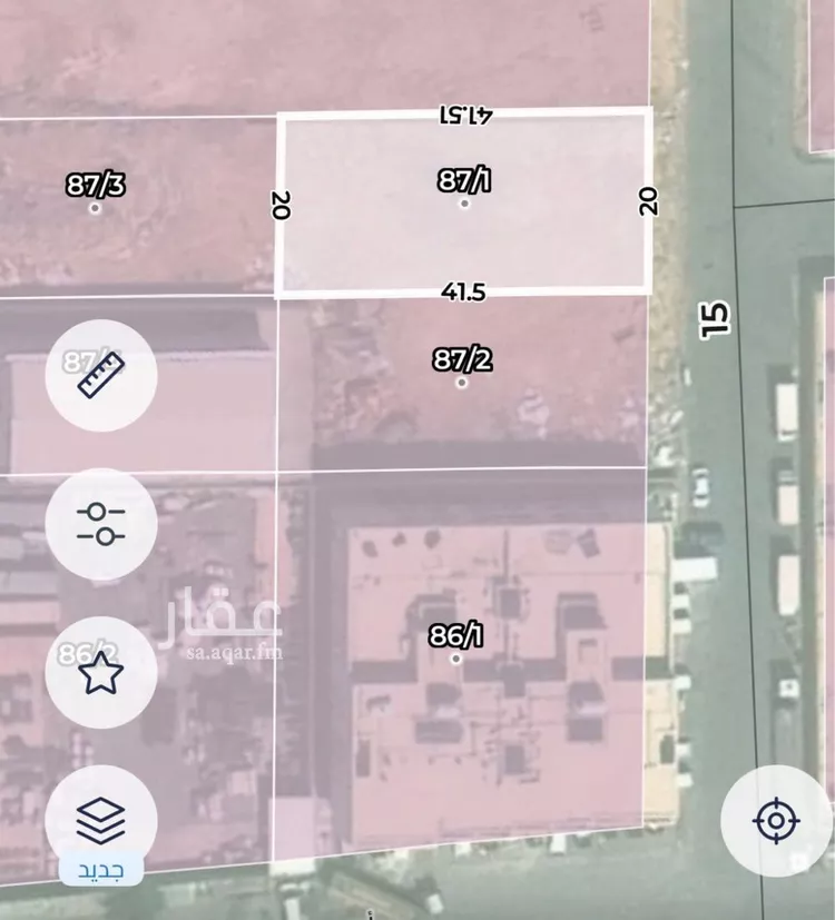 أرض للإيجار في حي الغنامية, مدينة الرياض, منطقة الرياض