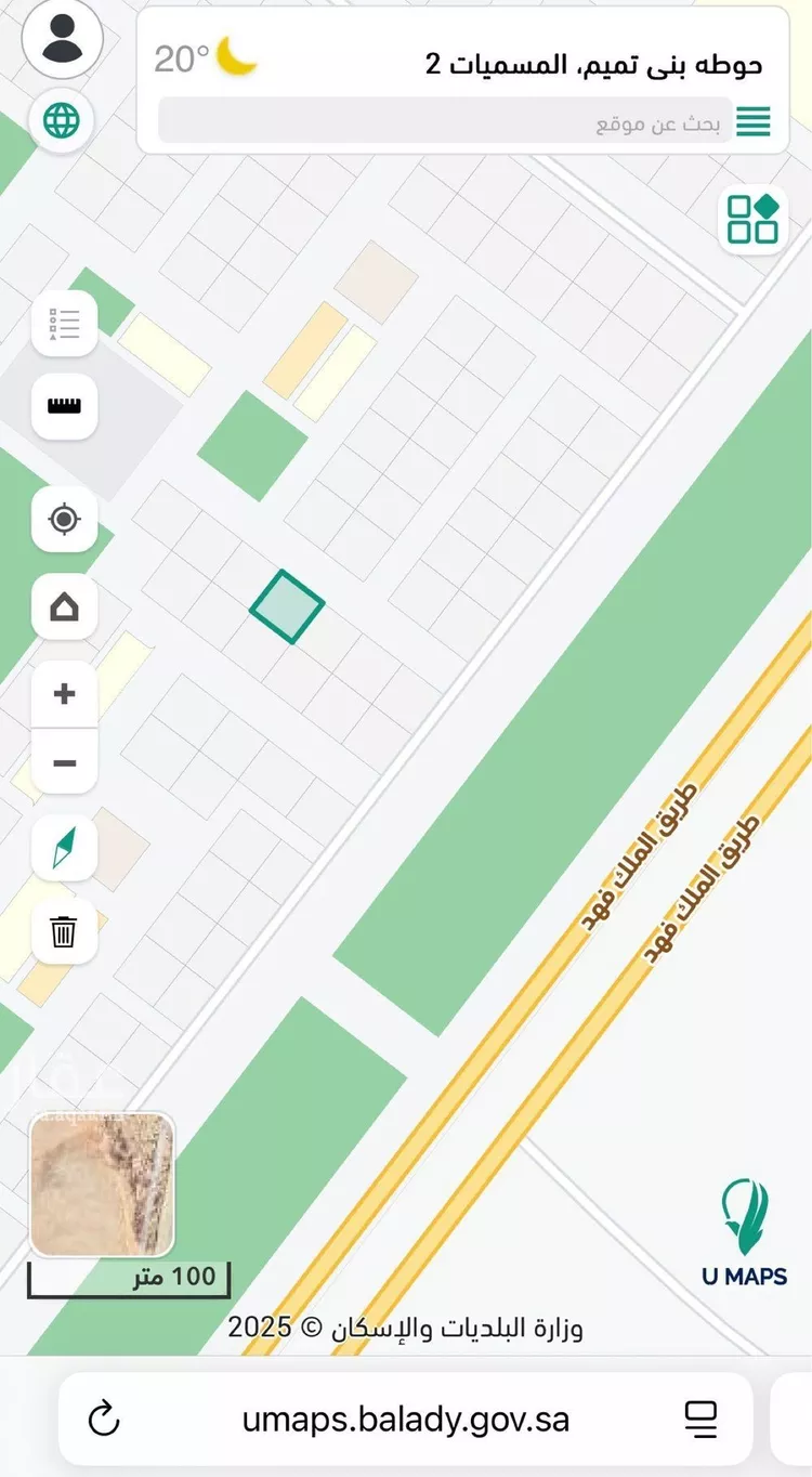 أرض للبيع في شارع وهب بن عمير, حي المسميات 2, مدينة حوطه بنى تميم, منطقة الرياض صورة 2