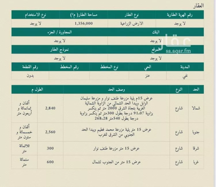 مزرعة للبيع في حي الجديده, مدينة الجديده, منطقة الرياض