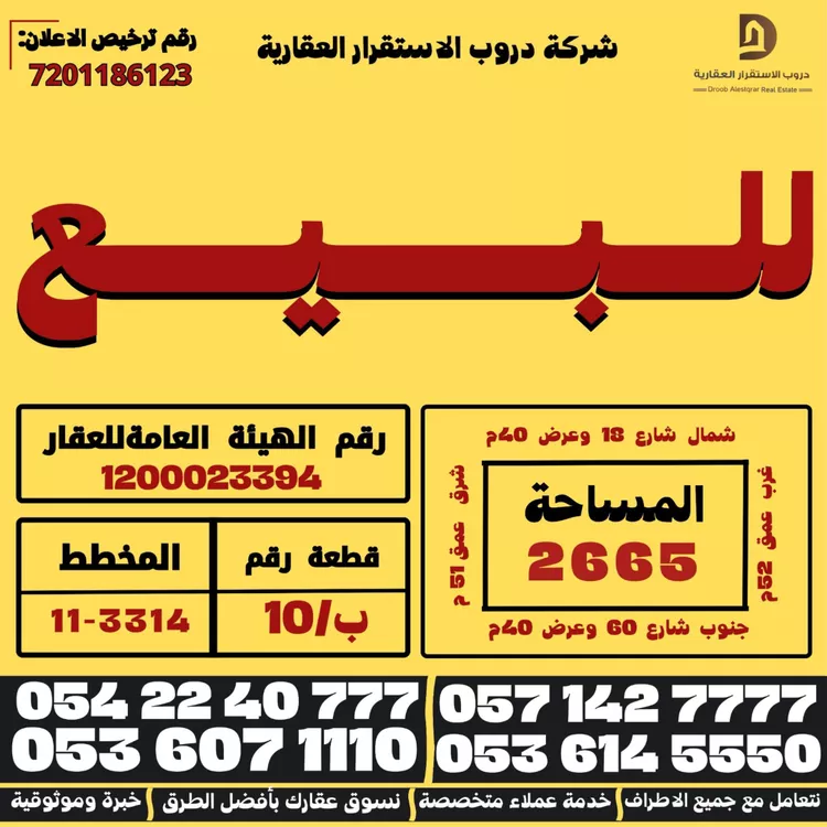 أرض للبيع في شارع الإمام البخاري, حي بدر, مدينة الرياض, منطقة الرياض