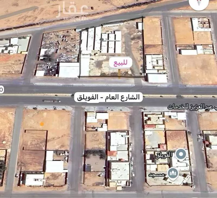 أرض للبيع في شارع طريق الملك عبدالعزيز, حي الحي الشمالي, مدينة الفويلق, منطقة القصيم