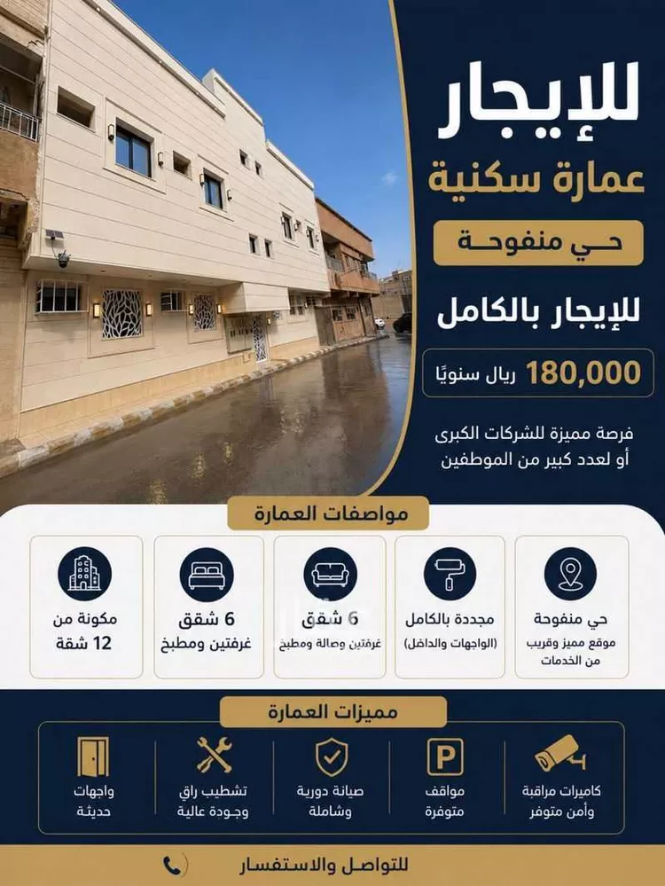 Building for Rent in Riyadh Manfuhah