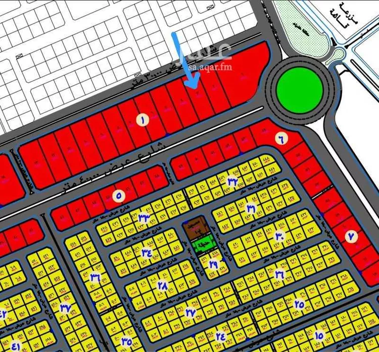 أرض للبيع في شارع جبل بريقا, حي منسوبي التعليم الثاني, مدينة الاحساء, المنطقة الشرقية