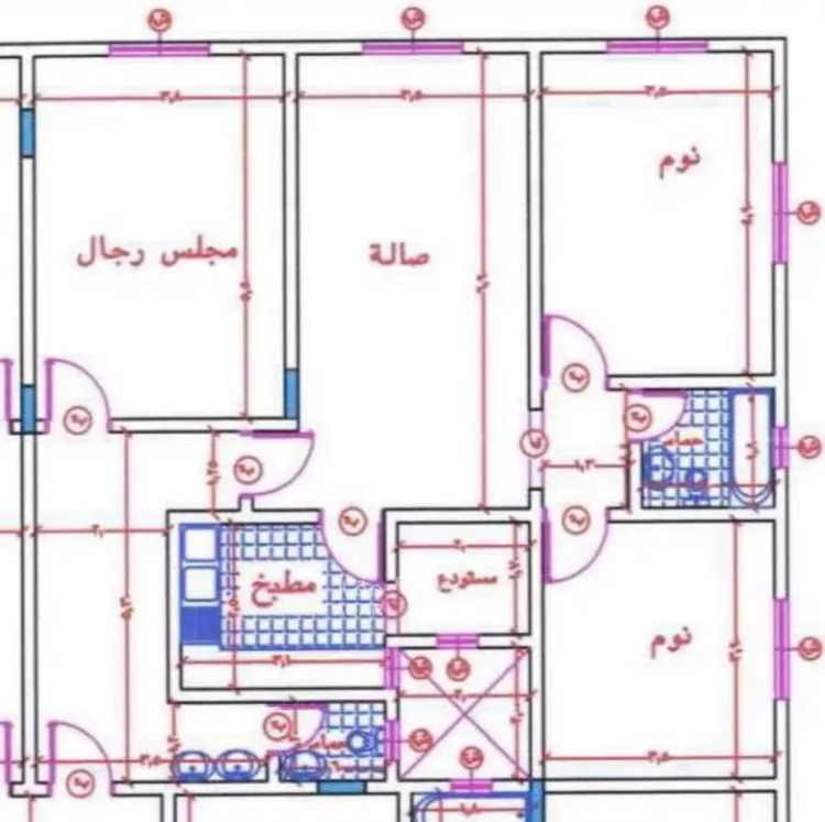 شقة للإيجار في شارع وادي نوار ، حي الملقا ، الرياض ، منطقة الرياض 6